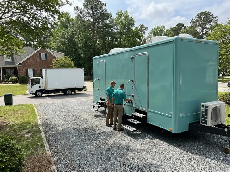 Luxury Restroom Trailers in Wilmington, NC